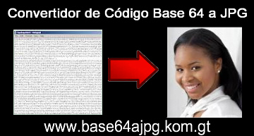 Convertidor de Base64 a JPG